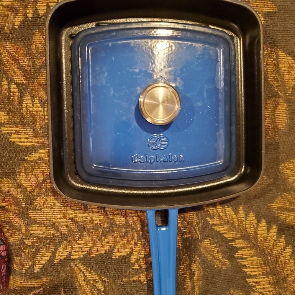 Calphalon Cast Iron Grill Press and Pan